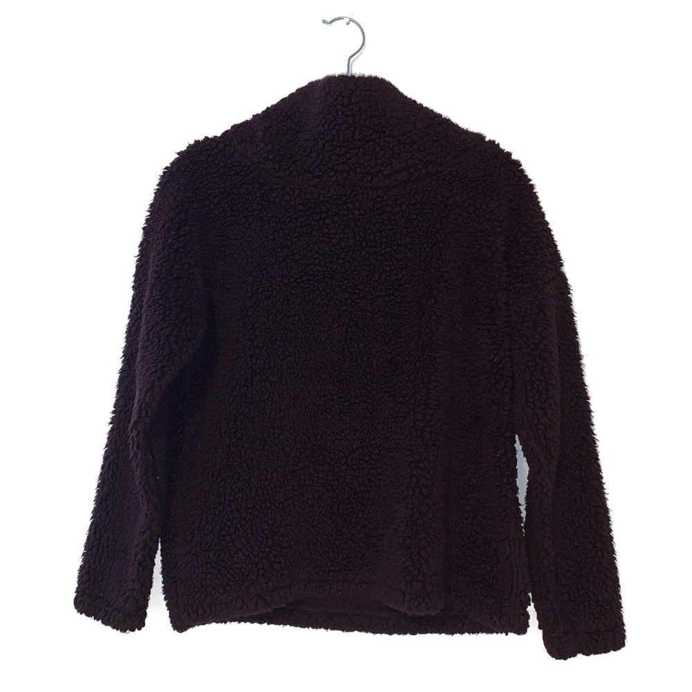 A New Day fuzzy teddy bear cowl neck pullover M